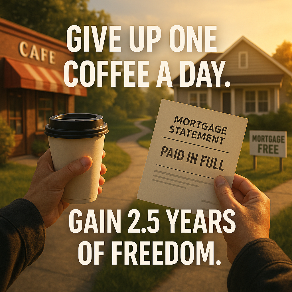 How Skipping One Coffee a Day Could Make You Mortgage-Free 2.5 Years Sooner